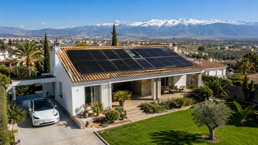 ¿Cuántas placas solares necesito para una vivienda en Granada?